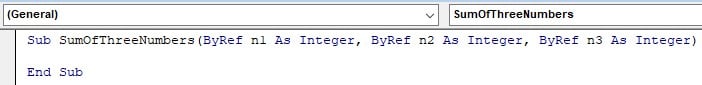 VBA Sub Call - Example 1 - Step 1