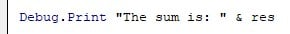 VBA Sub Call - Example 1 - Step 4
