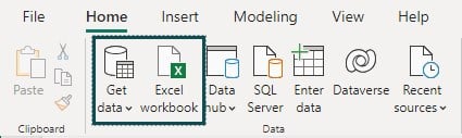 Power BI Gantt Chart - Example 1 - Step 1
