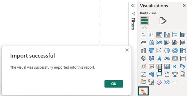 Power BI Gantt Chart - Step 3 - Import