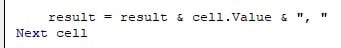 VBA Concatenate - Example 2 - Step 5