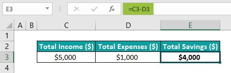 Write Formula in Excel Intro - Output