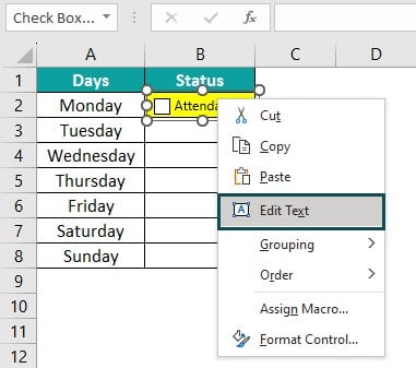Insert Button in Excel - Example - Step 6