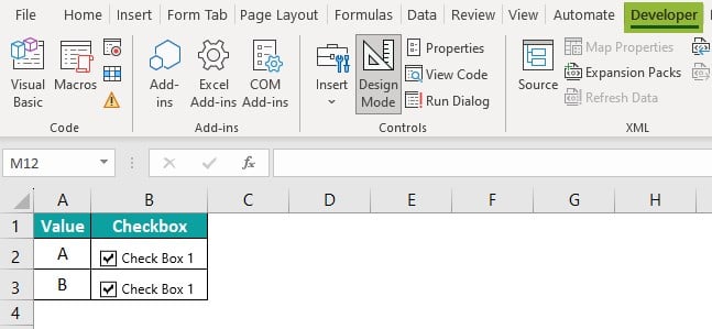 Insert Button in Excel Intro - Output