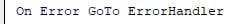 VBA GoTo Statement Example 2 - Step 2
