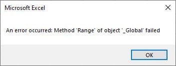 Example 2 - Step 8 - Error