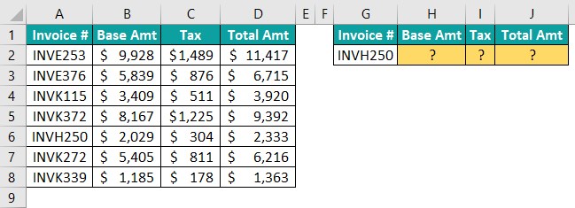 VBA Match - Example 1
