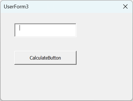 Excel VBA TextBox Definition Example - 2
