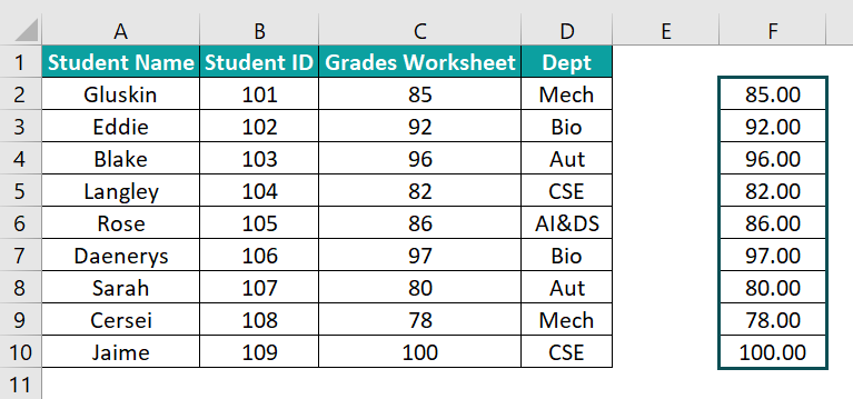 Excel VBA VLOOKUP - Example 3 - Step 10
