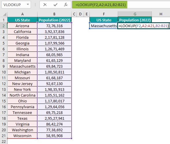 Lookup Table in Excel - Example 2 - Step 2 - close bracket.jpg