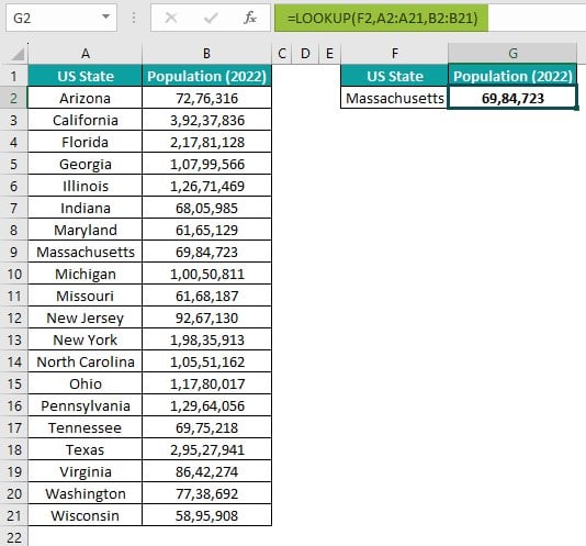Lookup Table in Excel - Example 2 - Step 3.jpg