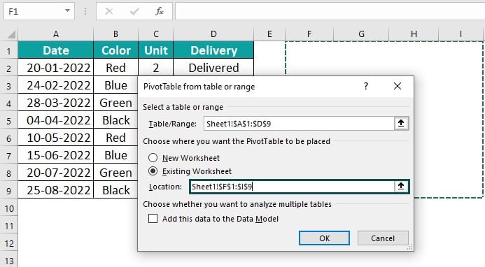 Pivot Table Filter -Inbuilt Filter - Step 3.jpg