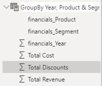 Power BI GroupBy - Example 1 - Step 5
