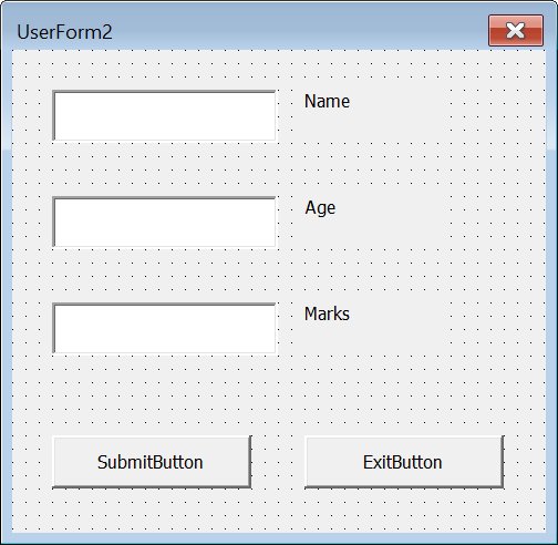 VBA TextBox in Excel - Example 2