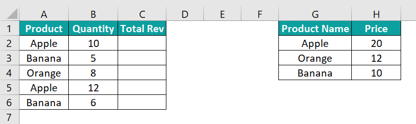 VLOOKUP in Excel VBA - Example 2