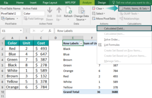 Pivot Table Add Column in Excel - Examples, How to Add?