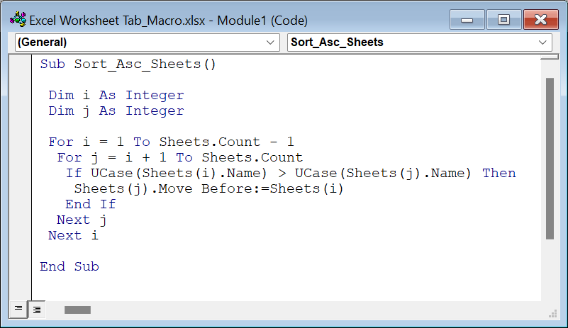 Excel Worksheet Tab - FAQ 1 - Step 3