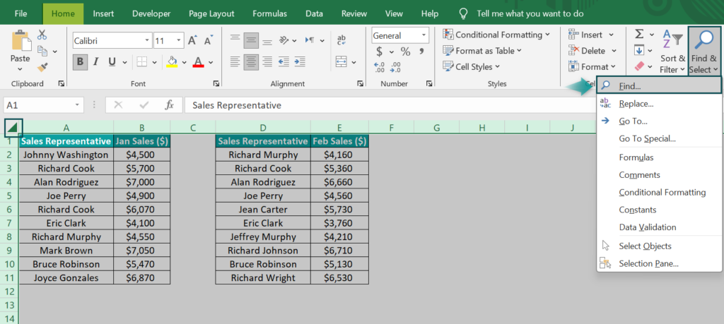 Find And Replace In Excel - Top 3 Methods, Examples, Shortcut