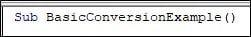 VBA String Example 1 - Step 1