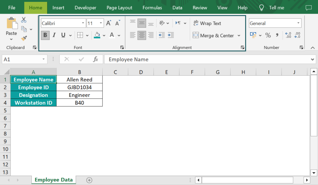 Excel Spreadsheet Screen Components, How To Use & Format?
