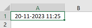 How to use Excel VBA Now Function - Step 6b