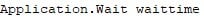 How to use VBA Wait function - Step 7