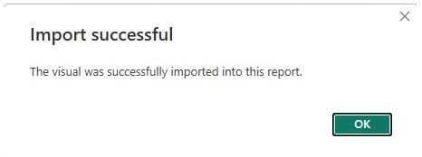 Power BI Heat Map - Step 6.4 - Import