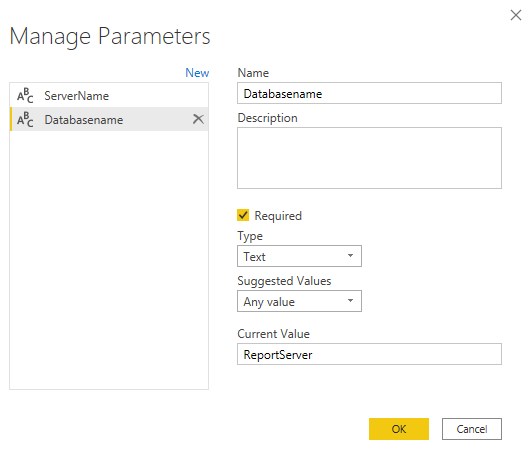 Power BI Report Server - Example 3 - Step 2 - parameter