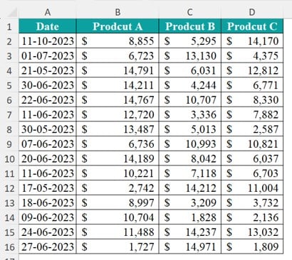 VBA Intersect - Example
