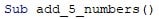 VBA Wait function Example 1 - Step 1