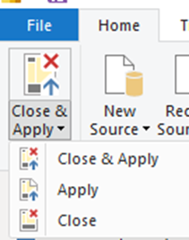 Power BI Desktop Installation - close & apply