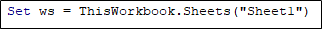 VBA Range Cells - Example 1 - Step 3