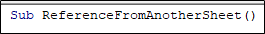 VBA Range Cells - Example 2 - Step 1