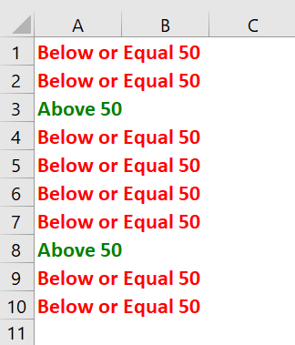 Excel VBA With Function - Example 3 - Step 10a