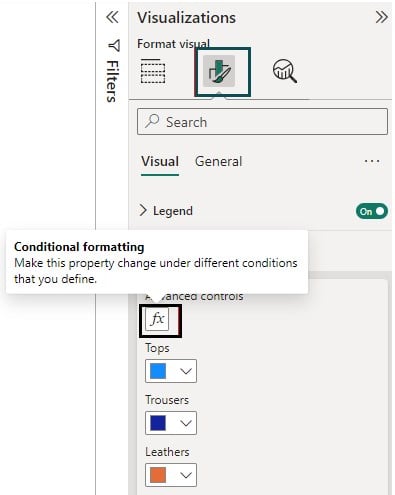 Power BI Treemap - Example 1 - Step 4