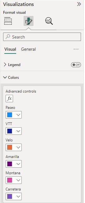 Power BI Treemap - customize - Step 3