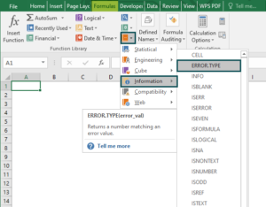 ERROR.TYPE Function in Excel - Syntax, Examples, How to Use?