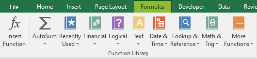 Access From The Excel Ribbon - Step-1
