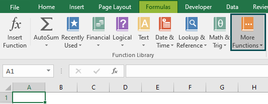 EXPON.DIST-Access from the Excel ribbon-Step2