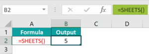 SHEETS Function In Excel - Syntax, Examples, How to Use?