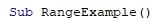 How to use Range Variable in Excel VBA Step 4