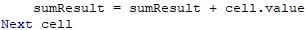 Range Variable in Excel VBA Example 2-6