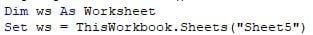 Range Variable in Excel VBA Example 3-2