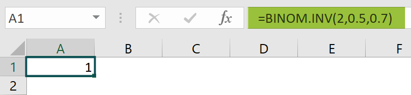 BINOM.INV Excel Step 2 (2)