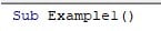 VBA On Error Goto - Example 1 - Step 1