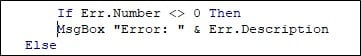 VBA On Error Resume Next Example 2-4
