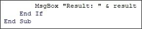 VBA On Error Resume Next Example 2-5