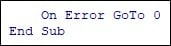 VBA On Error Resume Next Example 3-3