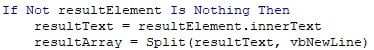 VBA Web Scraping Example 3-8