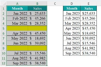 VBA XLUP - Use - Example 1 - Step 1